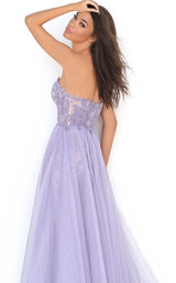 6 of 6 Tarik Ediz 50636 Dress Lilac