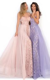 2 of 6 Tarik Ediz 50636 Dress Lilac