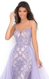 4 of 6 Tarik Ediz 50636 Dress Lilac