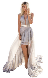 2 of 6 Tarik Ediz 50638 Dress Silver