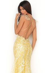 6 of 6 Tarik Ediz 50640 Dress Yellow