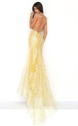 3 of 6 Tarik Ediz 50640 Dress Yellow