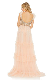 2 of 3 Mac Duggal 50648 Dress Apricot