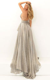 2 of 4 Tarik Ediz 50649 Dress Silver