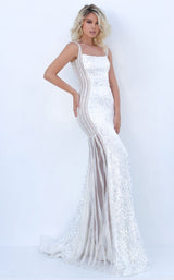 1 of 4 Tarik Ediz 50655 Dress Ivory