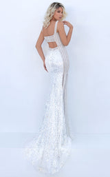 2 of 4 Tarik Ediz 50655 Dress Ivory