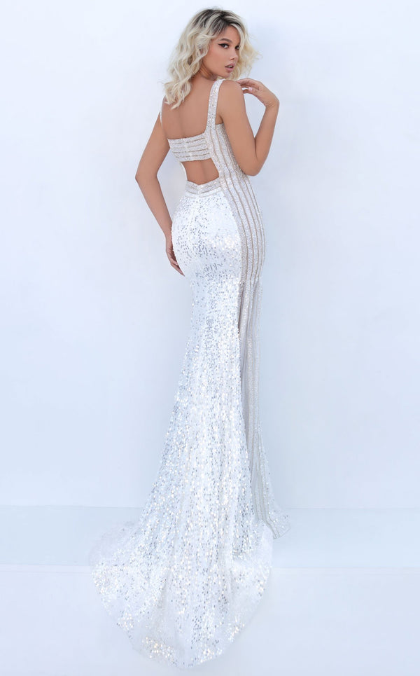 Tarik Ediz 50655 Dress Ivory