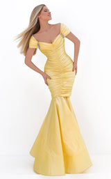 1 of 4 Tarik Ediz 50656 Dress Yellow