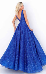 3 of 5 Tarik Ediz 50660 Dress Royal-Blue