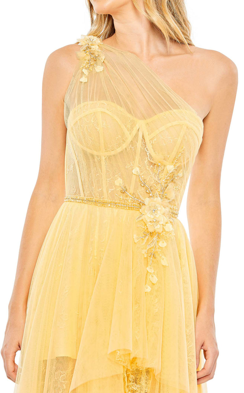 Mac Duggal 50661 Dress Lemon