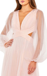 6 of 6 Mac Duggal 50662 Dress Blush