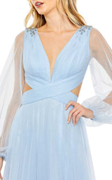 5 of 6 Mac Duggal 50662 Dress Ice-Blue