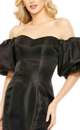 6 of 9 Mac Duggal 50677 Dress Black