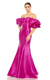2 of 9 Mac Duggal 50677 Dress Fuchsia