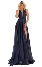 1 of 4 Tarik Ediz 50678 Dress Navy