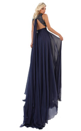 2 of 4 Tarik Ediz 50678 Dress Navy