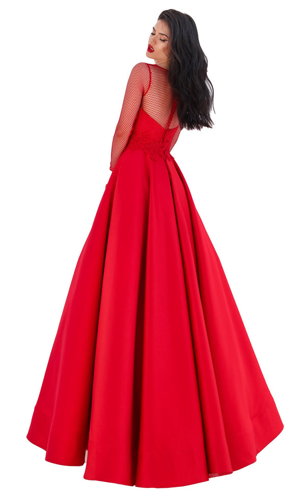 Tarik Ediz 50679 Dress Red