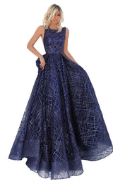 1 of 4 Tarik Ediz 50680 Dress Navy