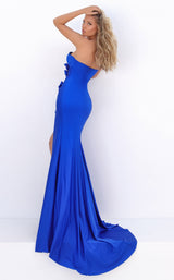 2 of 4 Tarik Ediz 50685 Dress Royal-Blue