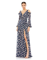 1 of 3 Mac Duggal 50686 Dress Navy-Multi