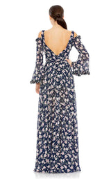 3 of 3 Mac Duggal 50686 Dress Navy-Multi