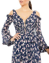 2 of 3 Mac Duggal 50686 Dress Navy-Multi