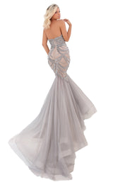 2 of 4 Tarik Ediz 50687 Dress Silver