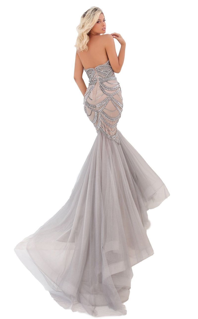 Tarik Ediz 50687 Dress Silver