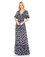 1 of 3 Mac Duggal 50687 Dress Navy-Multi