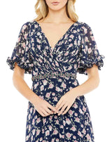 2 of 3 Mac Duggal 50687 Dress Navy-Multi