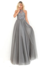 1 of 4 Tarik Ediz 50692 Dress Silver