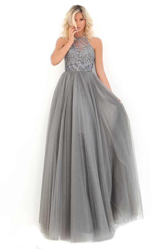 Tarik Ediz 50692 Dress Silver