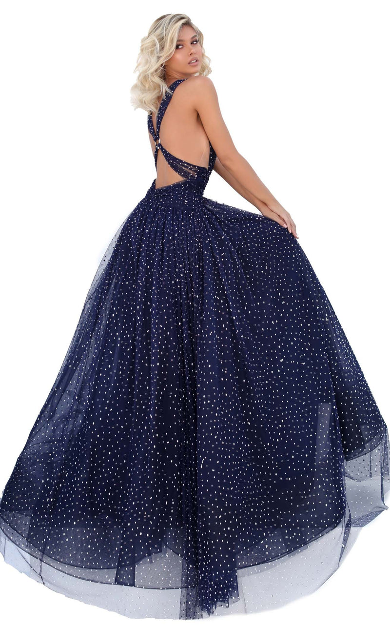 Tarik Ediz 50694 Dress Navy