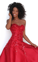 5 of 8 Tarik Ediz 50695 Dress Red