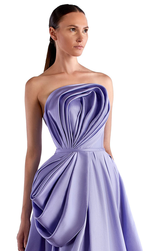 Edward Arsouni Couture SS0507 Dress Lavender