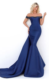 1 of 4 Tarik Ediz 50704 Dress Navy