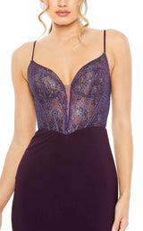 4 of 6 Mac Duggal 50709 Dress Amethyst