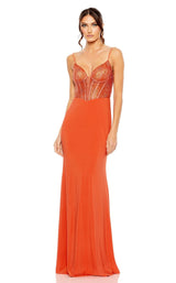 2 of 6 Mac Duggal 50709 Dress Orange