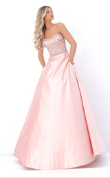 1 of 4 Tarik Ediz 50713 Dress Salmon