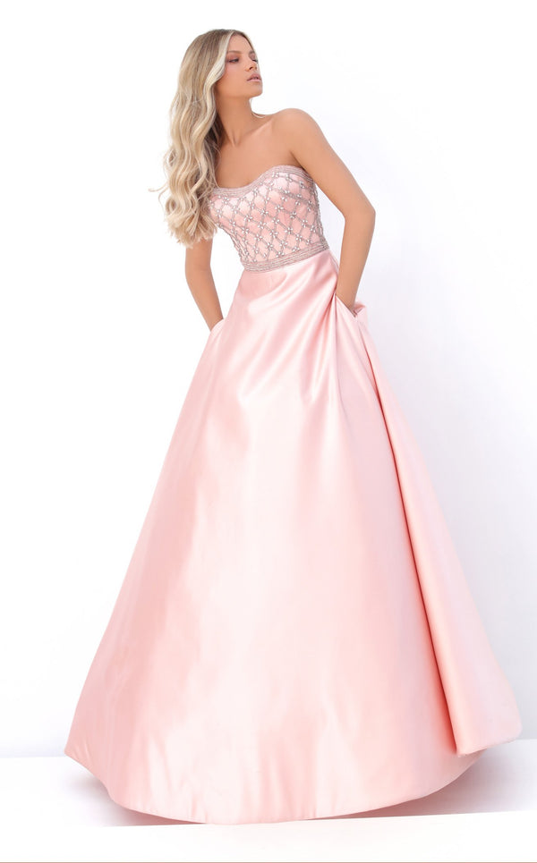 Tarik Ediz 50713 Dress Salmon