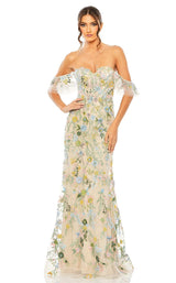1 of 3 Mac Duggal 50713 Dress Pastel-Multi