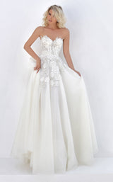 1 of 4 Tarik Ediz 50714 Dress Ivory