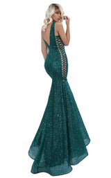 2 of 4 Tarik Ediz 50718 Dress Emerald