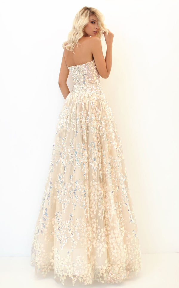 Tarik Ediz 50730 Dress Ivory