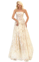 1 of 4 Tarik Ediz 50730 Dress Ivory