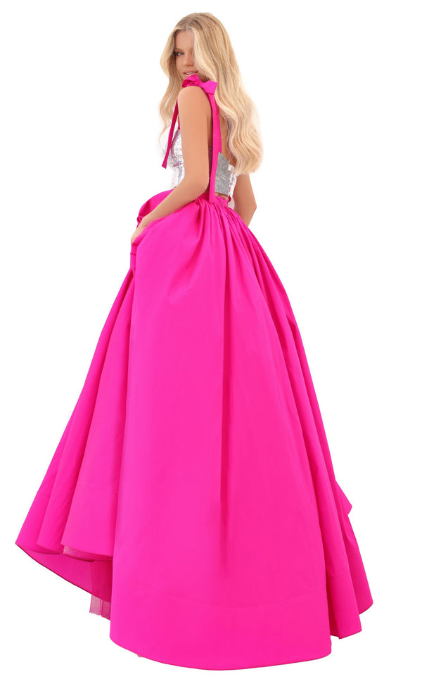 Tarik Ediz 50735 Dress Fuchsia