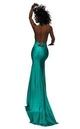 2 of 4 Tarik Ediz 50757 Dress Aqua