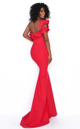 2 of 4 Tarik Ediz 50778 Dress Red