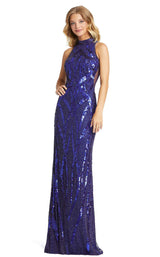 1 of 3 Mac Duggal 5079M Dress Cobalt