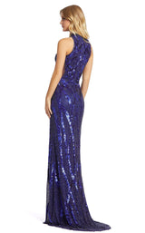 2 of 3 Mac Duggal 5079M Dress Cobalt